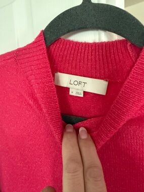 3 LOFT Women's V-Neck Sweaters.